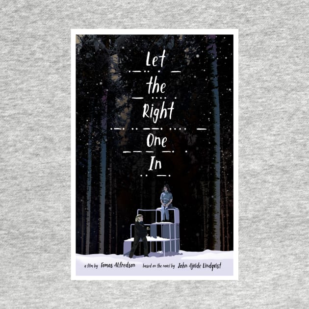 Let the Right One In alternative movie poster by chrisayerscreative